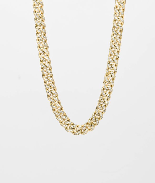 The Gold Gods 18" Diamond Micro Cuban Necklace